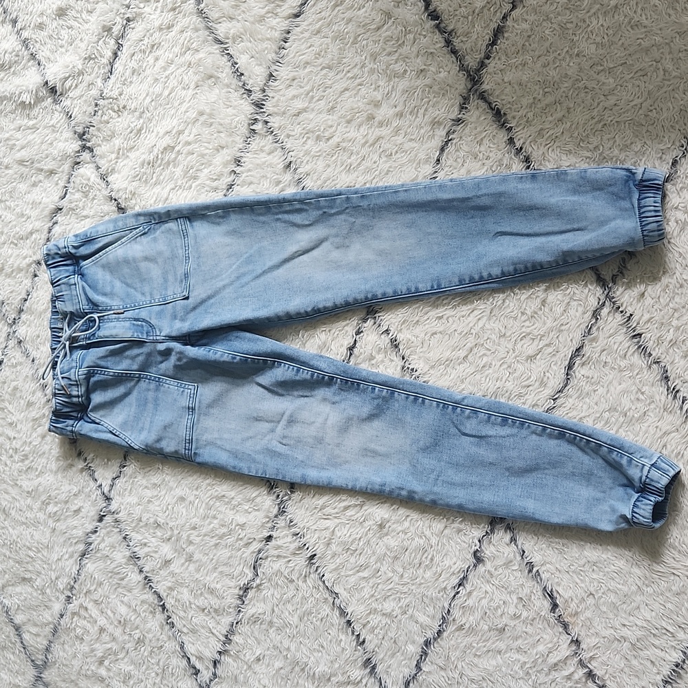 American Eagle denim joggers size 0